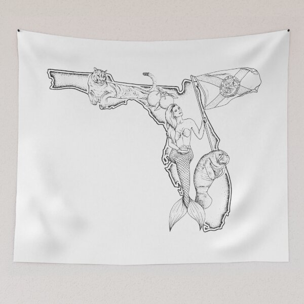 Item preview, Florida Mermaid designed and sold by Elizabeth Weglein.