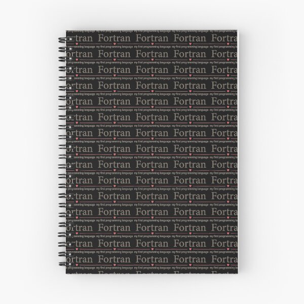 Item preview, Fortran programming - first programming language - black bg designed and sold by codingpotato.