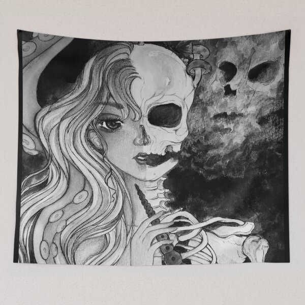 Item preview, Skeleton and Octopus girl hybrid creature designed and sold by Mayamoamen99.