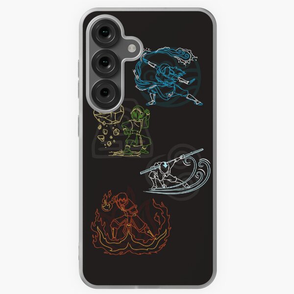 Item preview, Aang, Katara, Toph, and Zuko Illustration - Avatar the Last Airbender designed and sold by sararegs.