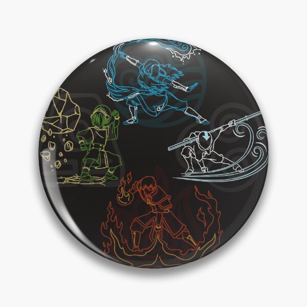 Item preview, Aang, Katara, Toph, and Zuko Illustration - Avatar the Last Airbender designed and sold by sararegs.