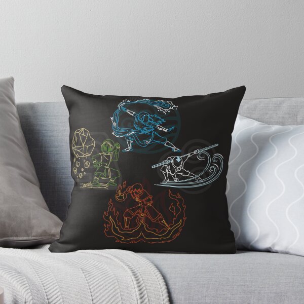 Item preview, Aang, Katara, Toph, and Zuko Illustration - Avatar the Last Airbender designed and sold by sararegs.