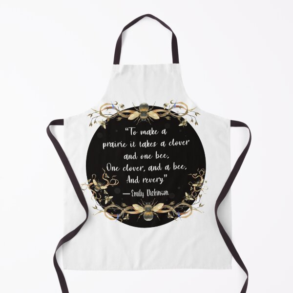 Item preview, Emily Dickinson Quote with Bee Wreath  designed and sold by Bellathewilde.