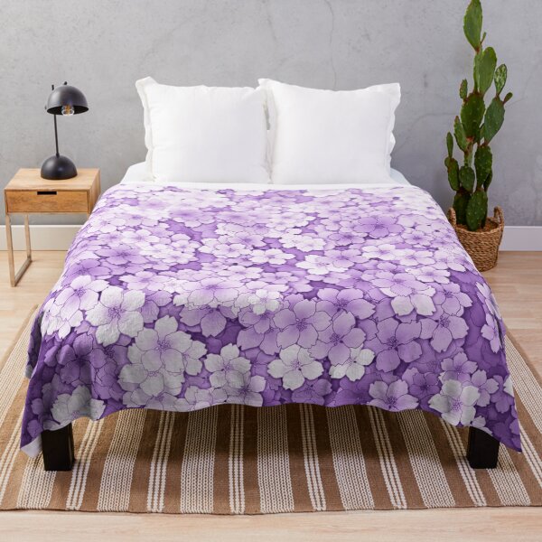 Item preview, Falling Purple Sakura Cherry Blossom designed and sold by arterialmotive.