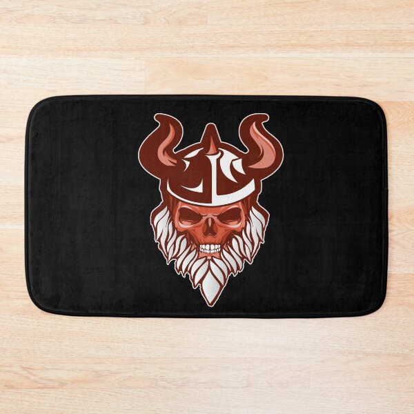 Item preview, Skull with Beard - Bearded Skull Viking designed and sold by Coder-T.