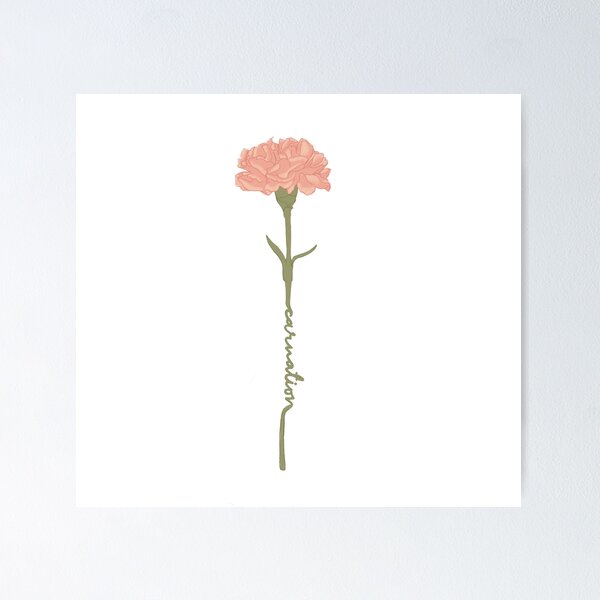 Artikelvorschau, Nelke Januar Geburtsblume entworfen und verkauft von Custom-Palette.
