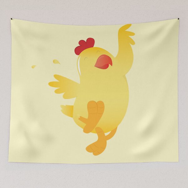 Item preview, Dancing Chick in your Farm - Happy April Fool's Day designed and sold by thewishdesigns.