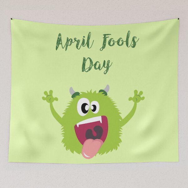 Item preview, Monster Under Your Bed - Happy April Fool's Day designed and sold by thewishdesigns.