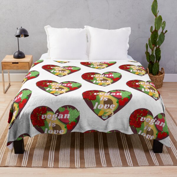 Item preview, vegan is love designed and sold by ILOVETUNA.