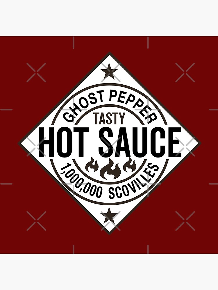Ghost Pepper Hot Sauce Label