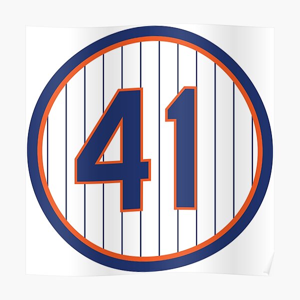 TOM SEAVER NEW YORK METS RETIRED 1969 JERSEY NUMBER 41 PATCH - NY Sports  Shop