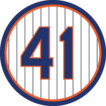 Tom Seaver #41 Jersey Number Sticker for Sale by StickBall