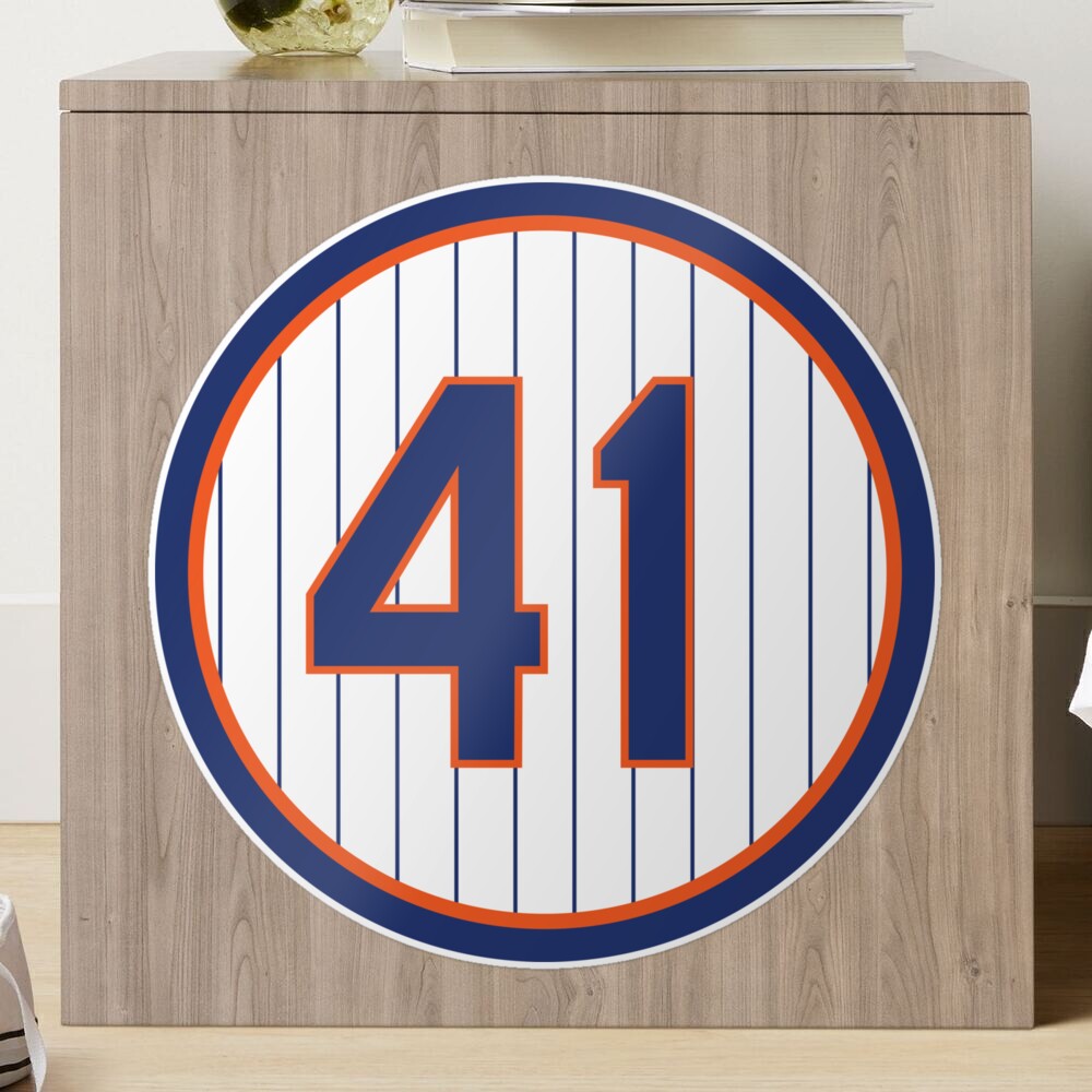 Tom Seaver #41 Jersey Number Sticker for Sale by StickBall