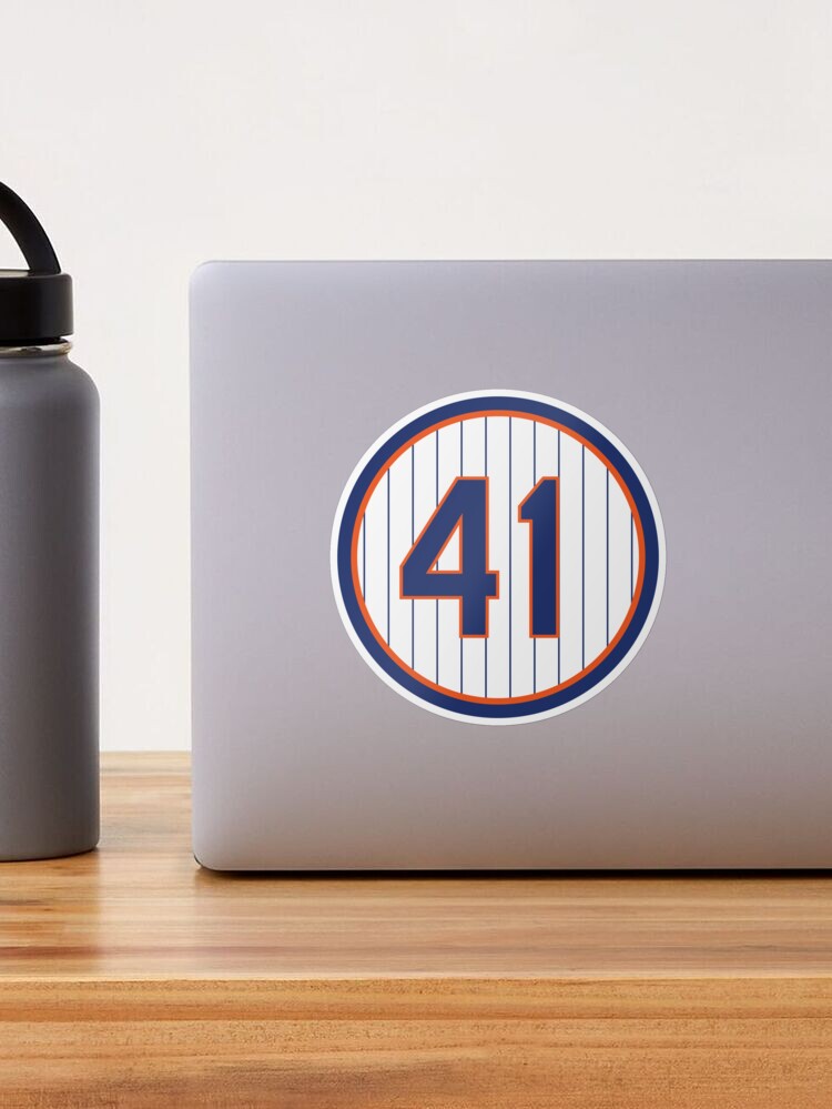 Tom Seaver #41 Jersey Number Sticker for Sale by StickBall