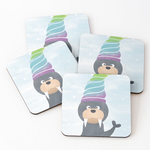 Item preview, Happy Smiling Walrus in Christmas designed and sold by thewishdesigns.