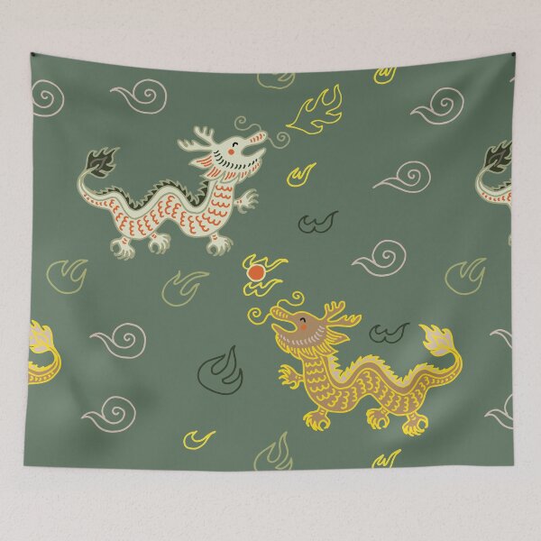 Item preview, Oriental Dragon - Green designed and sold by cheekimori.