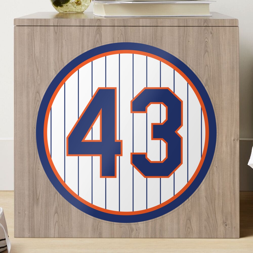 RA Dickey #43 Jersey Number Magnet for Sale by StickBall