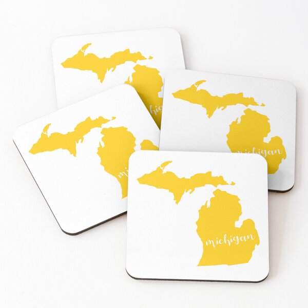 Item preview, Yellow Michigan MI State  designed and sold by agdesigns6.