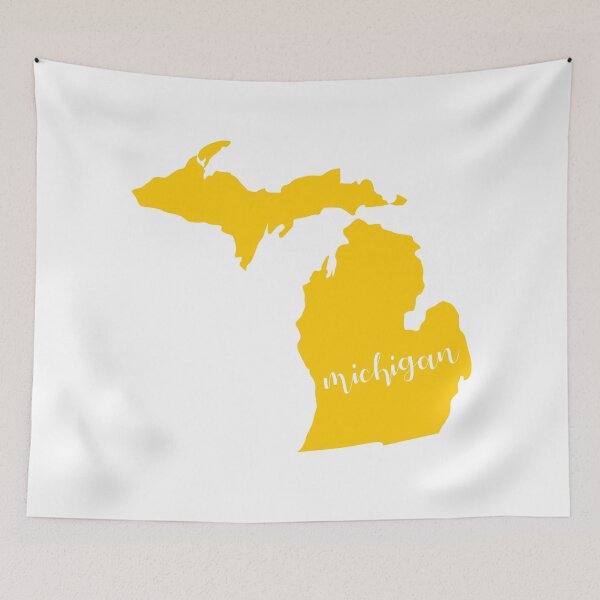 Item preview, Yellow Michigan MI State  designed and sold by agdesigns6.