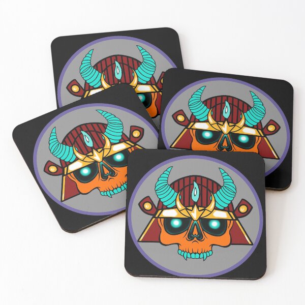 Item preview, Samurai Demon Skull designed and sold by SuperSaltlee.