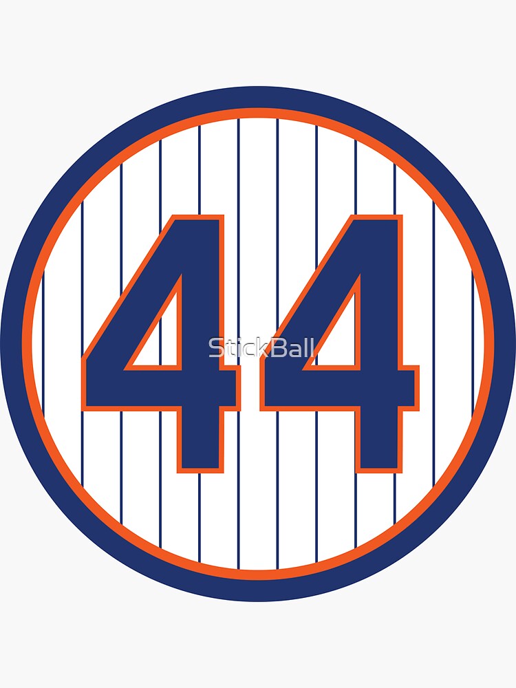 Johan Santana #57 Jersey Number Sticker for Sale by StickBall