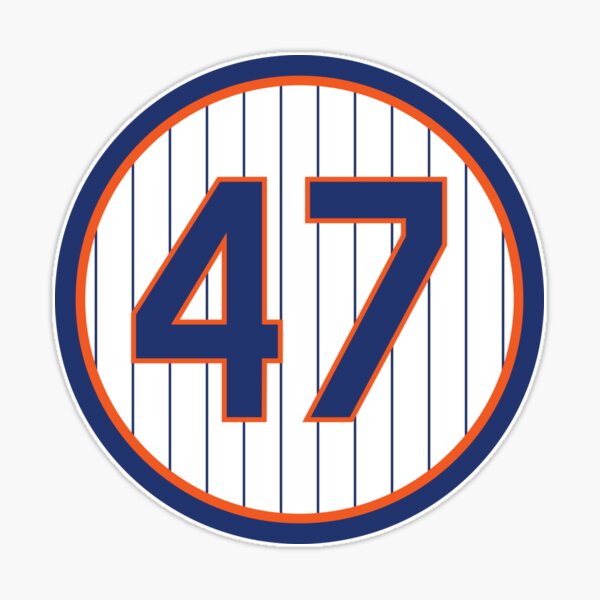 Tom Seaver #41 Jersey Number Sticker for Sale by StickBall