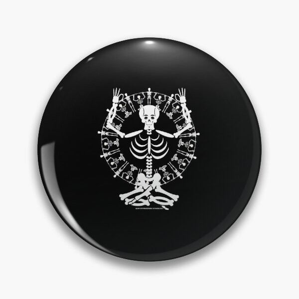Item preview, Meditating Skeleton Skull Mindful Loving Kindness Meditation designed and sold by Pricehotshop.