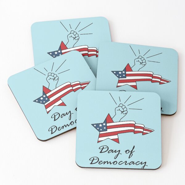 Item preview, International Day of Democracy - federal holiday in America designed and sold by thewishdesigns.