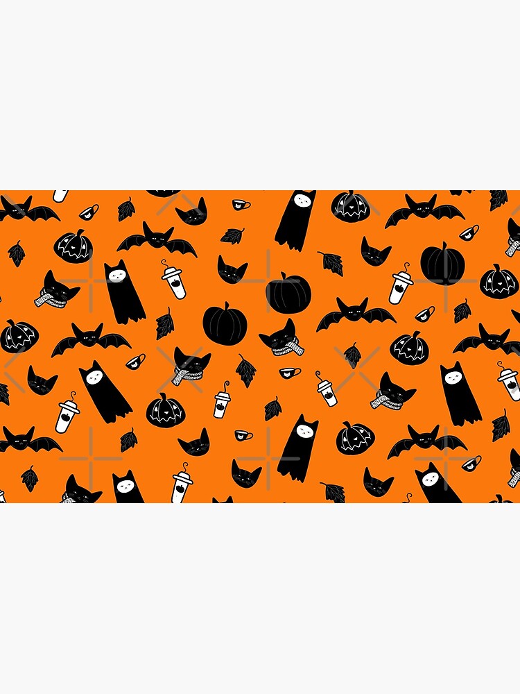 Spooky Halloween Cats and Coffee by kilkennycat