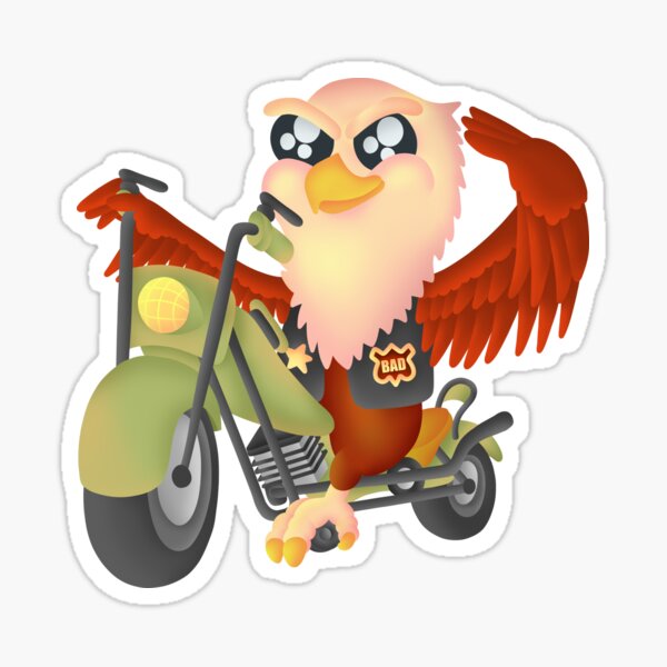 Cute Eagle Sticker