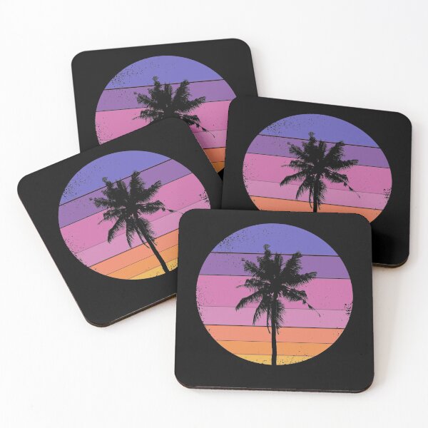 Item preview, Palm Tree tropical Vintage Sunset designed and sold by Radarek1989.