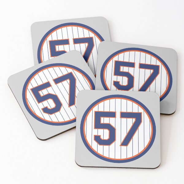 Item preview, Johan Santana #57 Jersey Number designed and sold by StickBall.