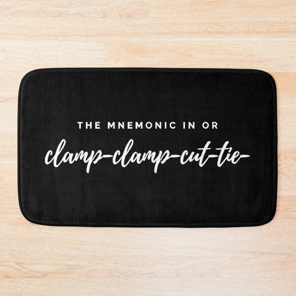 Item preview, Clamp Clamp Cut Tie - The Mnemonic in Operating Room designed and sold by ornursememes.