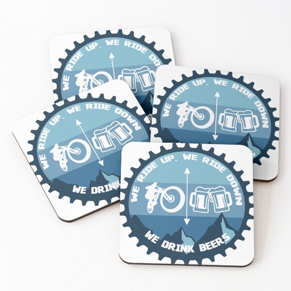 Item preview, We go up, we go down and we drink beers MTB designed and sold by LivingItFunky.
