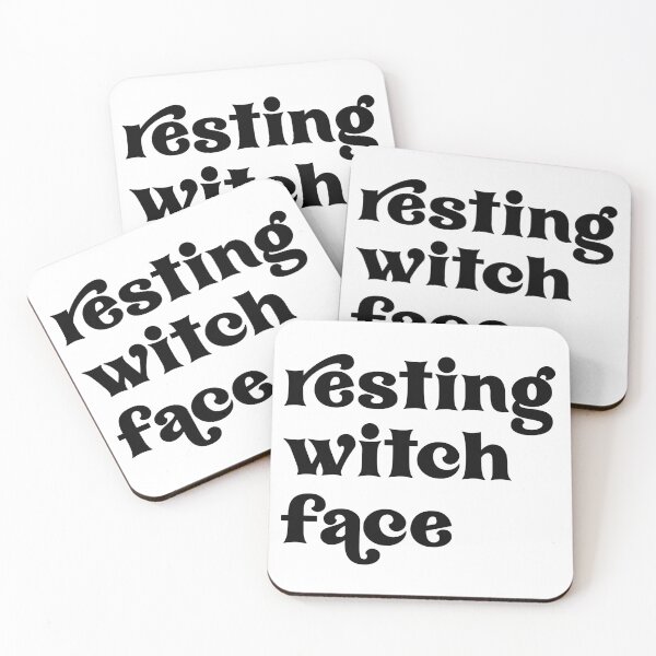 Item preview, Resting Witch Face designed and sold by meowmeows.