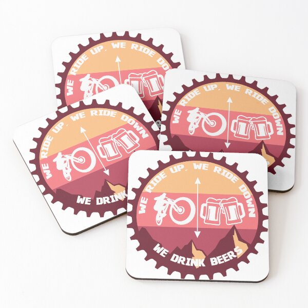 Item preview, We go up, we go down and we drink beers MTB designed and sold by LivingItFunky.