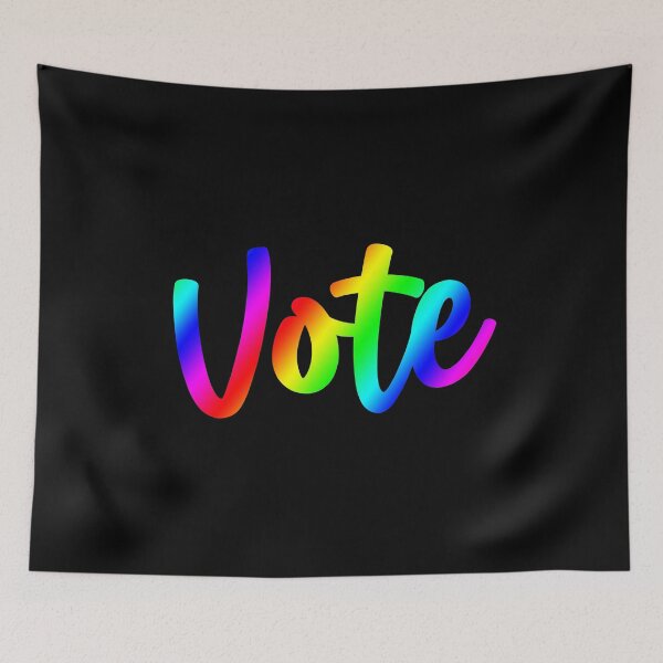 Item preview, VOTE - Rainbow Flag Gay Pride LGBTQ+ Stripes designed and sold by EstelleStar.