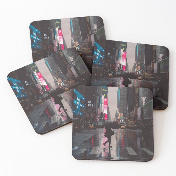 Item preview, rainy street designed and sold by laserskull.