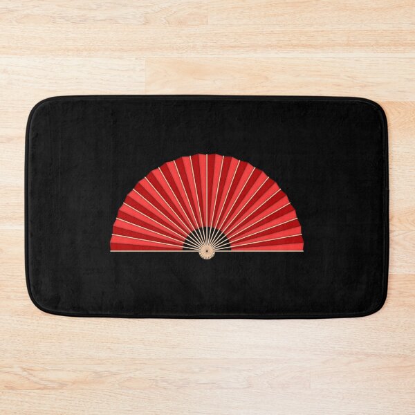 Item preview, Red handheld folding fan designed and sold by MbyMorganK.
