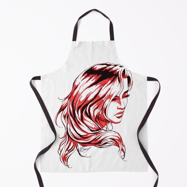 Item preview, Hair Swept over Shoulder in Red designed and sold by Brina Williamson.