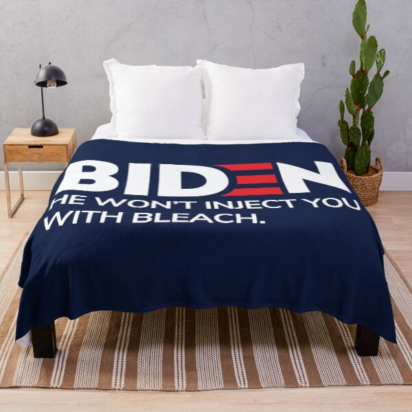 Item preview, Biden - He Won't Inject You With Bleach (blue wave edition) designed and sold by Thelittlelord.