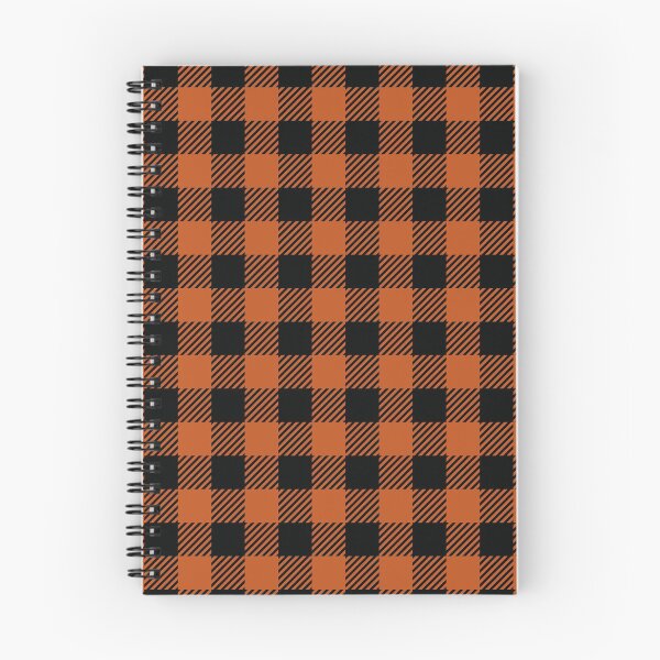 Item preview, Black and Orange Buffalo Check designed and sold by A. Koh.
