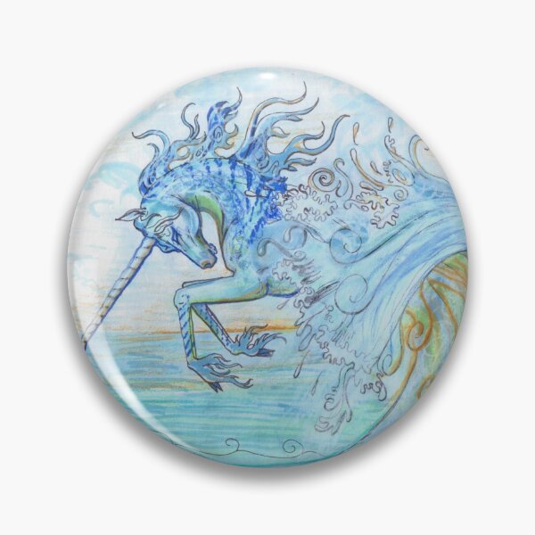 Item preview, Ocean Sea Water Unicorn in Waves designed and sold by Stephanie Small.