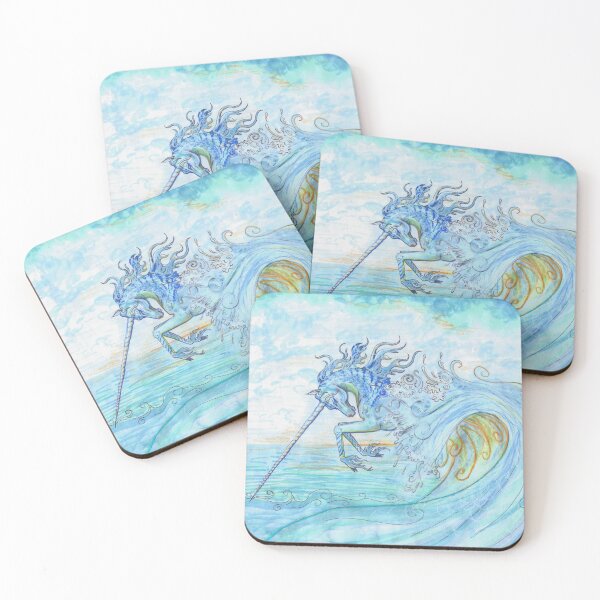 Item preview, Ocean Sea Water Unicorn in Waves designed and sold by Stephanie Small.