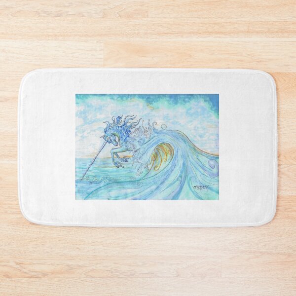 Item preview, Ocean Sea Water Unicorn in Waves designed and sold by Stephanie Small.