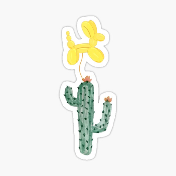 Cactus Dog Stickers Redbubble - round cactus roblox