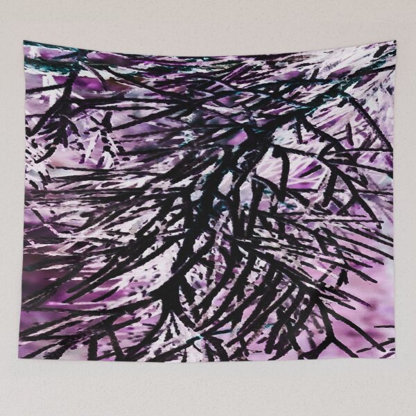 Item preview, Purple Sky Pine Pattern designed and sold by wildjellybeans.