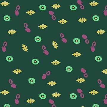 Artwork thumbnail, Abstract Shape Colorful Pattern by Faizacreations