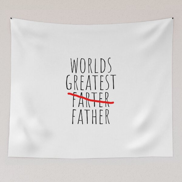 Item preview, Worlds greatest (farter) father designed and sold by cutelittletext.