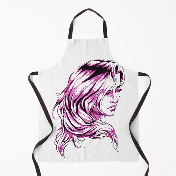 Item preview, Hair Swept over Shoulder in Pink designed and sold by Brina Williamson.